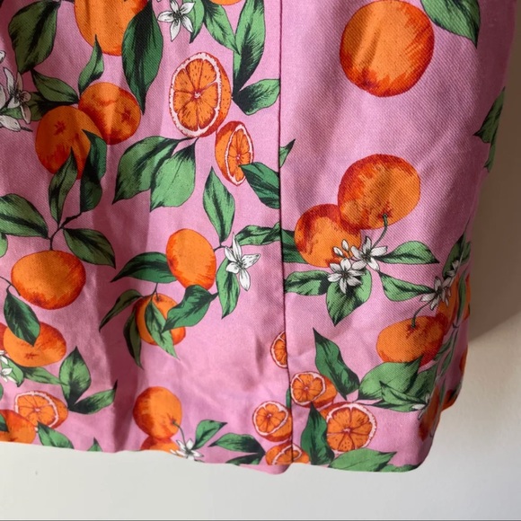 Dress with orange pattern - Picture 5 of 9